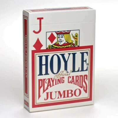 Hoyle® Jumbo Index Playing Cards - Single Deck - (Red), *NEW* - Image 1 of 4