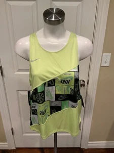Camiseta sin mangas Nike seca verde claro con logotipo nueva con etiquetas, talla grande - Imagen 1 de 5