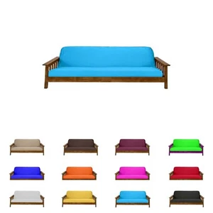 Solid Turquoise Full Size Futon Mattress Cover, Bed Protector, Slipcover, Covers - Picture 1 of 1