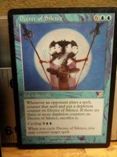 MTG / Decree Of Silence / Scourge / SP English FREE SHIPPING
