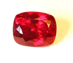 4.20 Ct Natural Red Ruby Burma Cushion Cut Certified Rare Loose Gemstone - Picture 1 of 7