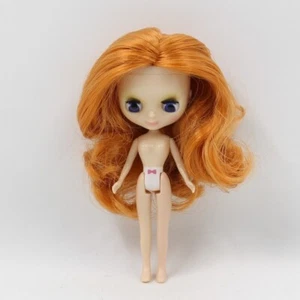 Mode 4 Zoll Mini Blythe Puppe normaler Körper glänzend Gesicht Schönheit Haare 10 cm Zum Selbermachen Spielzeug Mädchen - Bild 1 von 12