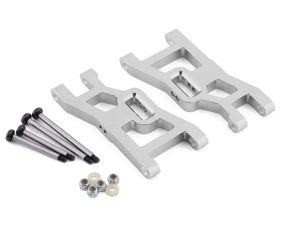 STRC ST2531S TRAXXAS DRAG SLASH / BANDIT  SILVER ALUMINUM Front A- ARMS lock nut - Image 1 of 1