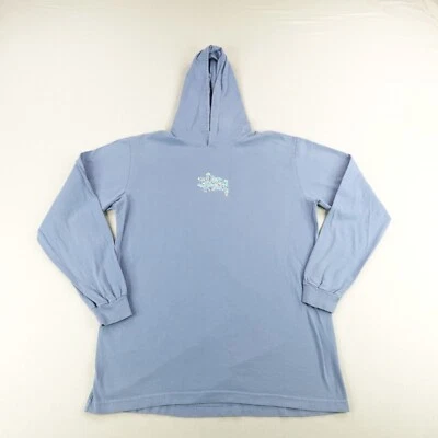Stussy Hoodie Mens Large Blue Prism Lightweight Sweatshirt Sweater Pullover ^ - Image 1 of 4