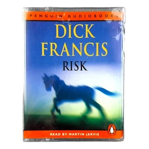 Audiobook Tape Cassette Dick Francis Risk Penguin Audio Book Sealed - Picture 1 of 12