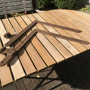 Antike Torbeschläge Eisen - Bild 1 von 6