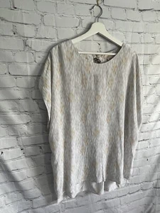Modern Rarity John Lewis Slinky Boxy Blouse Tunic Size 16 Smart Casual - Picture 1 of 7