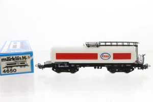 H0 Märklin 4650 DB Kesselwagen Esso Güterwagen weiß AC boxcar +OVP/N39 - Bild 1 von 3