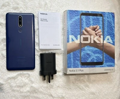 Nokia 3.1 Plus Unlocked 4G LTE Dual SIM 3GB RAM 32GB ROM 13MP Android Phone - Imagen 1 de 4