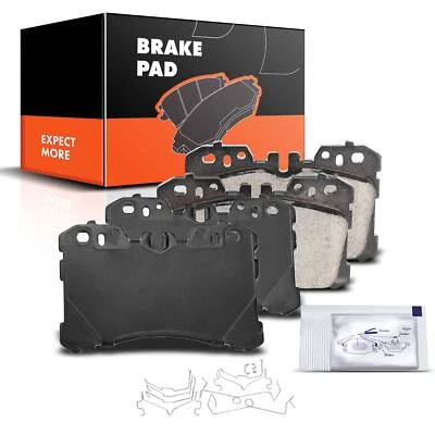 Front Side Ceramic Brake Pads for Lexus LS460 2007-2013 2016-2017 LS500 LS600H - Image 1 of 4