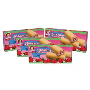 Little Debbie Strawberry Shortcake Rolls - 4 Boxes - Picture 1 of 7