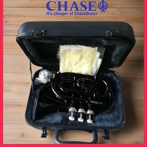 Chase Trumpet Bb Pocket Trumpet In Black - Complete Outfit - Picture 1 of 3