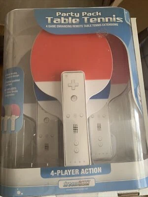 Wii Twin Pack Tenis de Mesa Compatible con Nintendo Tenis de Mesa Dream Gear NUEVO Foto 1 de 3
