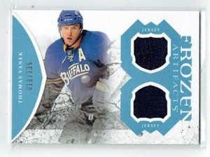 11-12 UD Upper Deck Artifacts Frozen  Thomas Vanek  /135   Dual Jerseys