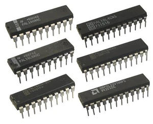 PAL14H4 PAL16L8 PAL16R4 PAL18L4  PAL20L8 PAL22V10 Programmable Logic Device OTP - Picture 1 of 9