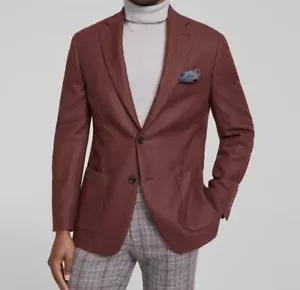 Tallia Men's Brown Solid Slim-Fit Wool Blend Sport Coat Jacket Size 36R - Picture 1 of 1