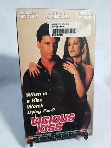 VICIOUS KISS (1995, VHS) Danny Fendley MARGAUX HEMINGWAY Brand New SEALED - Picture 1 of 2
