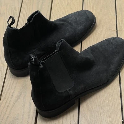 Botas Chelsea Allsaints Gamuza Negras Para Hombre US 11 EU 44 Foto 1 de 4