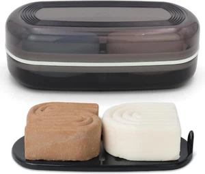 Shampoo Bar Holder Travel Case Large Soap Holder For 10Oz Oversized Bars Laundry - Picture 1 of 6