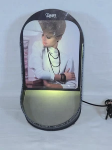 RARE! VTG TRIFARI LIGHTED STORE COUNTER JEWELRY DISPLAY CASE 17" X 7.5" X 9 3/8" - Picture 1 of 8