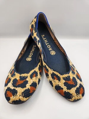 Zapatos cómodos planos textiles Rothy’s The Square Big Cat para mujer EE. UU. 9 UE 40 Foto 1 de 4