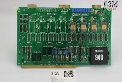 2123 ANALOG DEVICES PCB, I/O INPUT BOARD RTI-1242 - Image 1 of 4