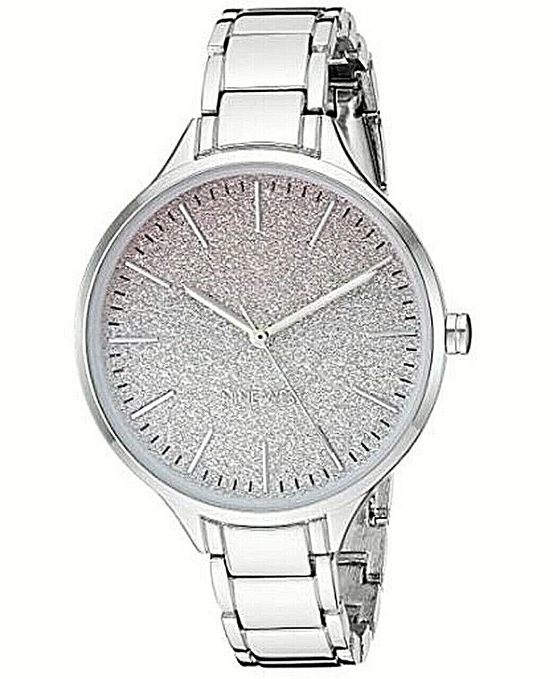 Nine West Women's Bracelet Watch Silver Size Ipai