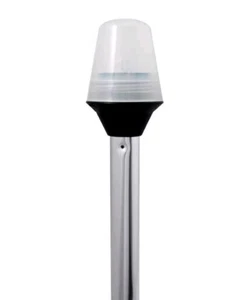 Attwood 5100-24-1 Rundum mattierte Kugelleuchte mit 2-Pin Standardstange - 24" - Bild 1 von 4