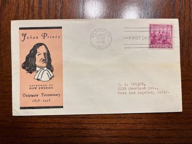 US First Day Cover - Scott 836- Linprint cachet: Mellone 836-12 - Image 1 of 1