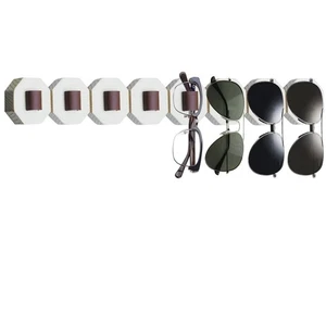 Organizador de gafas de sol, soporte de gafas montado en la pared, soporte de gafas de sol de madera para el hogar... - Imagen 1 de 7
