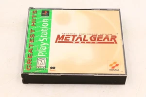 Metal Gear Solid PS1 PlayStation 1 Greatest Hits Complete CIB - Picture 1 of 7