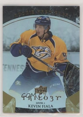 2015-16 Upper Deck Trilogy Premieres /999 Level 1 Kevin Fiala #108 Rookie RC - Image 1 of 2