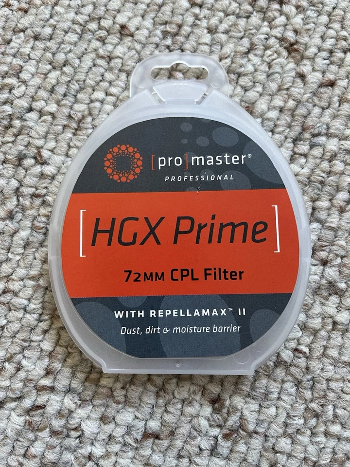 Promaster 72MM CIRCULAR POLARIZER HGX PRIME **USA Authorized** - Image 1 of 3