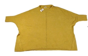 Suéter Lou & Grey XS/S Amarillo Hombro Caído Texturizado Suave Acogedor De Gran Tamaño  - Imagen 1 de 11