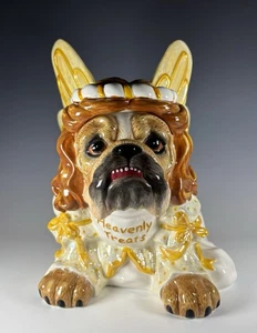 Zelda Wisdom Bulldog Cookie Jar Heavenly Treats  - Picture 1 of 6