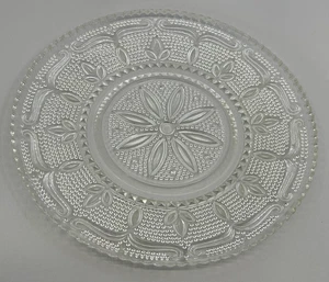 Vintage 1940-1955 Heritage Klarglas Sandwichplatte von Federal Glass 11,5 Zoll D - Bild 1 von 6