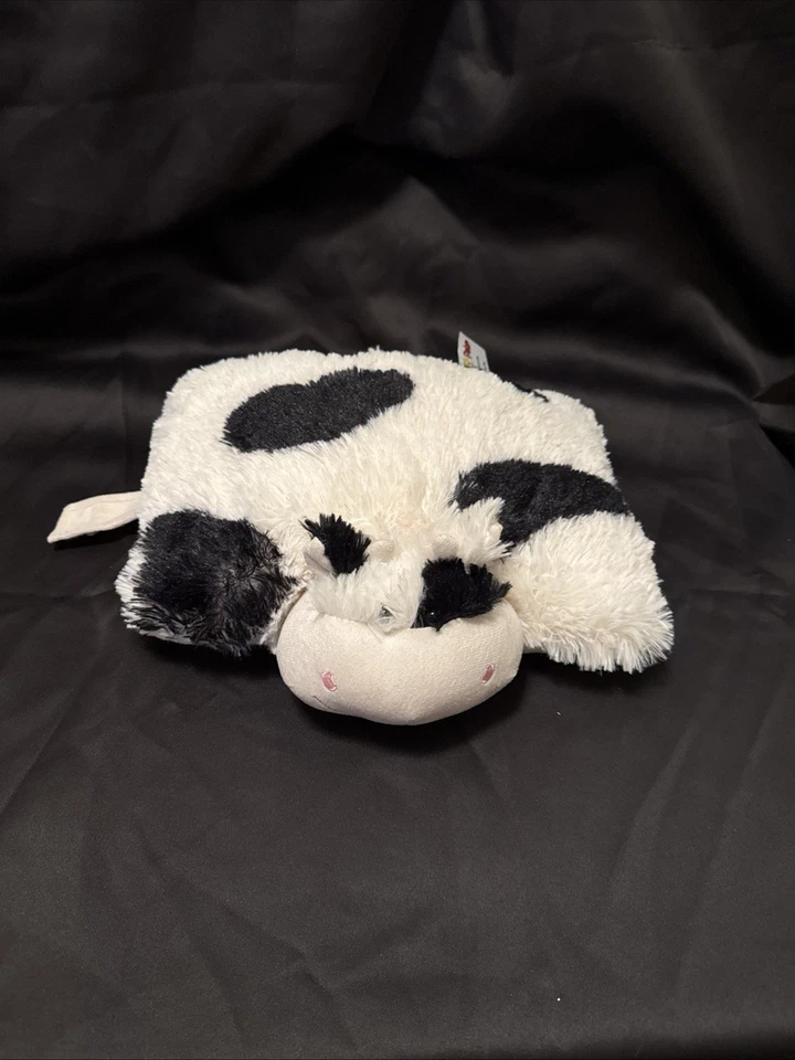 Pillow Pets Peewees Cozy Cow Plush, Nostalgic Christmas Gift, EUC- Fast Shipping - Image 1 of 4