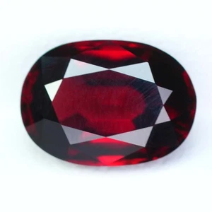 3.92 Ct Perfect Oval 10.2 x 7.3 MM 100% Natural Purple Pink Mozambique Rhodolite - Picture 1 of 8