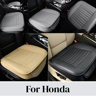 For Honda Car Front Seat Cover Leather Half /Full Surround Cushion Pad Protector - Image 1 of 4