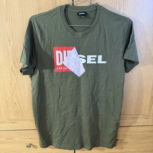 Men’s Diesel Green T-Shirt - Picture 1 of 14