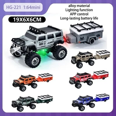 1:64 Dual-Mode 2.4G Mini Jeep RC Car Cruise Control Simulation Off-Road Vehicle - Image 1 of 4