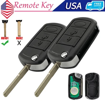 2 Remote Key Fob For Land Rover LR3 Range Rover Sport 2006 2007 2008 2009 2010 - Image 1 of 4