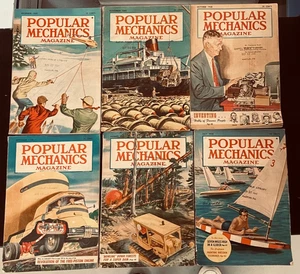 VTG Popular Mechanics Magazine, 1950 Jan-Dec 12 issues - Picture 1 of 2