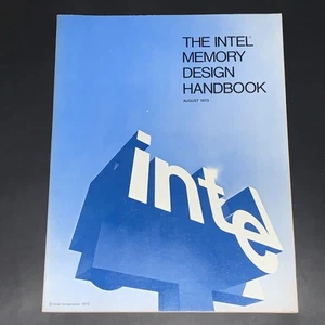 The Intel Memory Design Handbook August 1973 - Very Rare! - Picture 1 of 7
