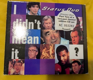 Status Quo - I Didn't Mean It (limited edition numbered CD single, 1994) - Picture 1 of 3