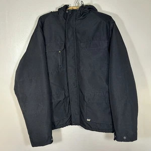 CAT Caterpillar Herren Bedrock Jacke Winter Arbeitsmantel in Schwarz Größe XL 94207 - Bild 1 von 14