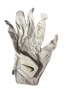 weiße Nike Leder Golfhandschuhe Gr. Large - Bild 1 von 2