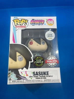 Funko Pop - Sasuke 1040 CHASE - Naruto Shippuden Boruto - Original - New - Immagine 1 di 4
