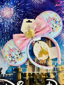 Stoney Clover Lane Exclusive Disneyland 70th Anniversary Minnie Ears NWT - Picture 1 of 1