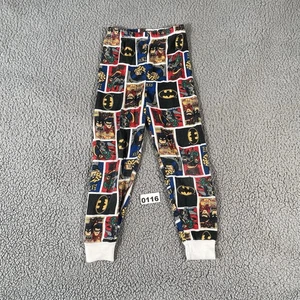 Vtg 90s Batman Pants AOP Little Boys Kids Size 8 Pajama 1991 DC Comics - Picture 1 of 7